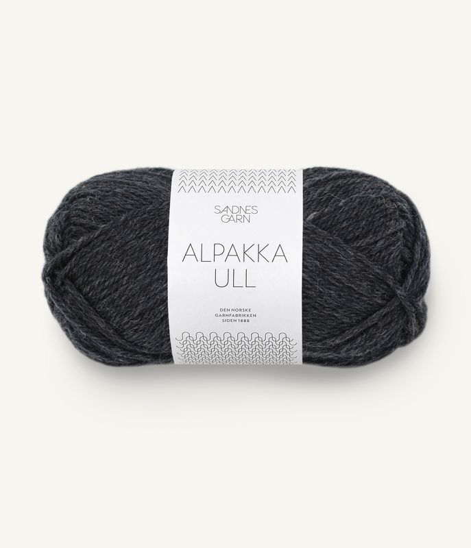 Alpakka Ull 1088 Charcoal Melange